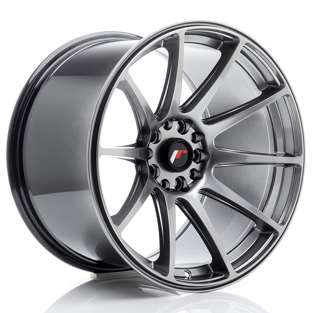 Japan Racing JR Wheels JR11 18x10.5 ET22 5x114.3 5x120 Hyper Black