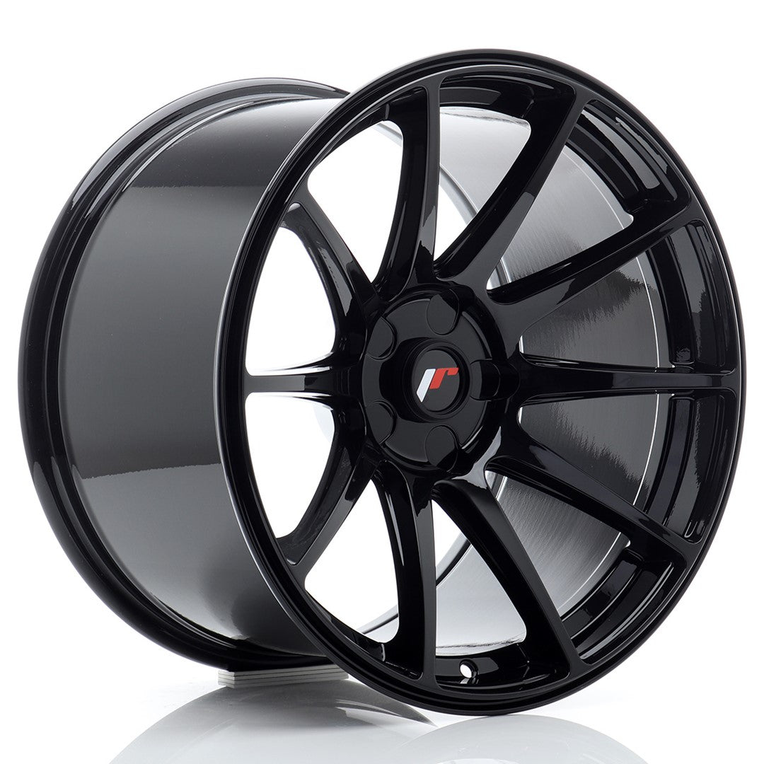 Japan Racing JR Wheels JR11 18x10.5 ET0-25 CUSTOM PCD Black