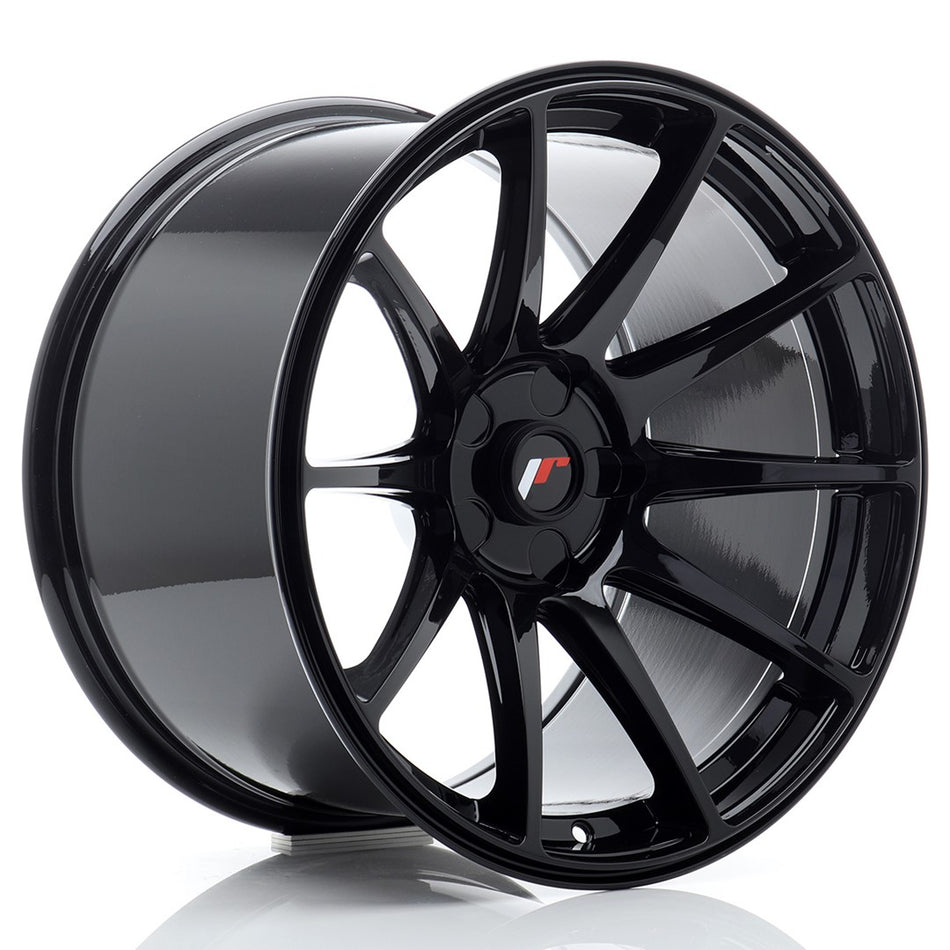 Japan Racing JR Wheels JR11 18x10.5 ET0-25 CUSTOM PCD Black