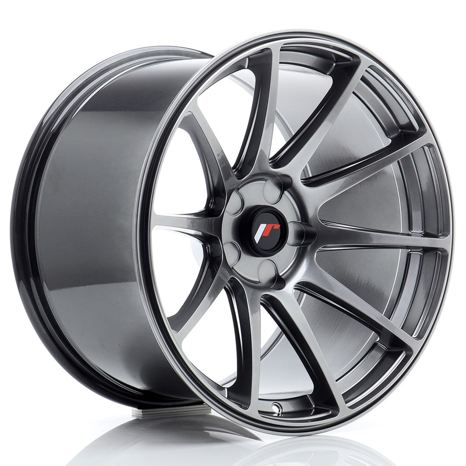 Japan Racing JR Wheels JR11 18x10.5 ET0-25 CUSTOM PCD Hyper Black