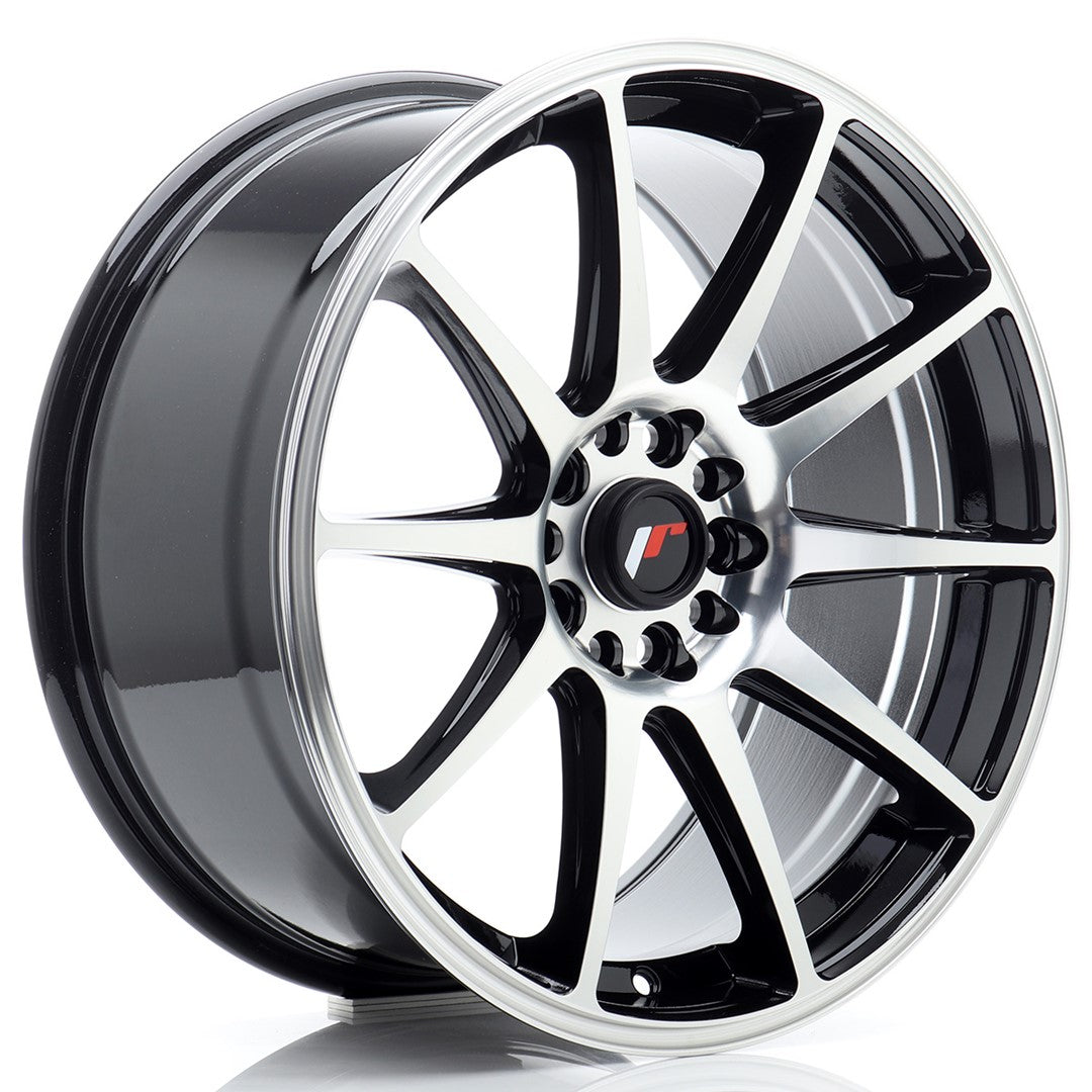 Japan Racing JR Wheels JR11 18x8.5 ET35 5x100 5x108 Black