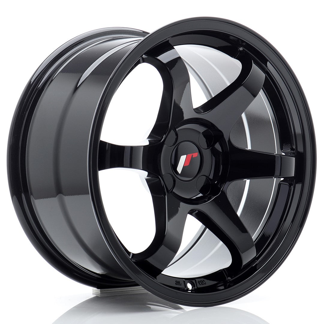 Japan Racing JR Wheels JR3 17x9 ET20-35 CUSTOM PCD Black