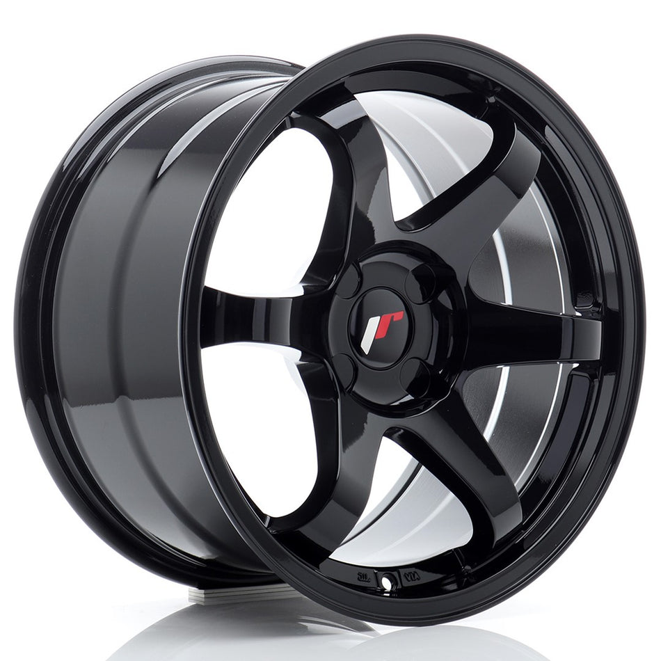 Japan Racing JR Wheels JR3 17x9 ET20-35 CUSTOM PCD Black