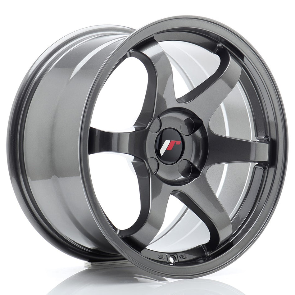 Japan Racing JR Wheels JR3 17x9 ET20-35 CUSTOM PCD Gun metal