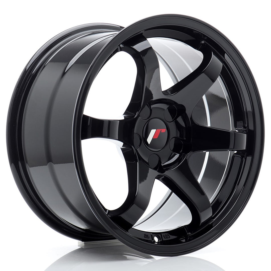 Japan Racing JR Wheels JR3 17x9 ET20-35 CUSTOM PCD Black