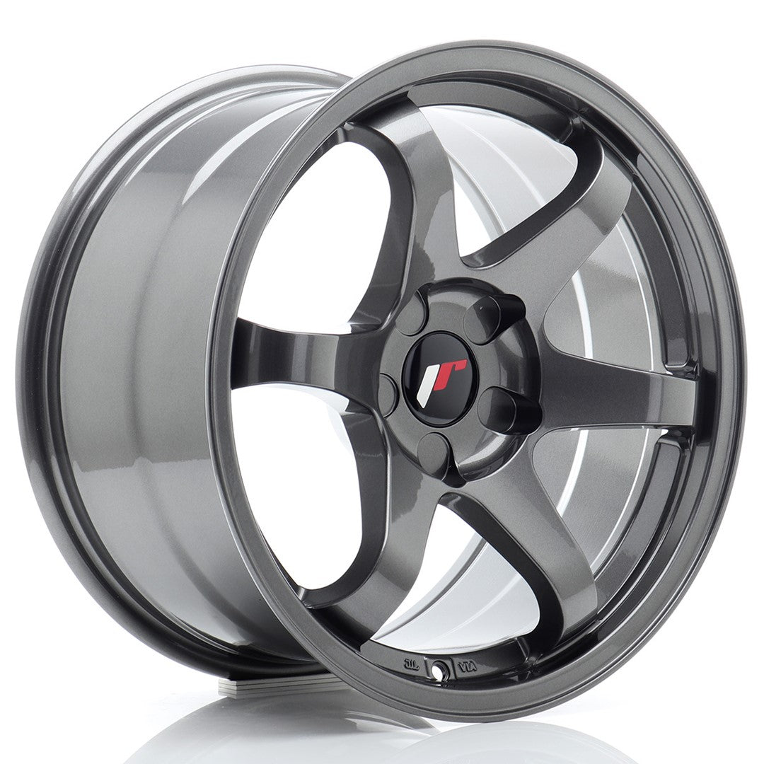 Japan Racing JR Wheels JR3 17x9 ET20-35 CUSTOM PCD Gun metal