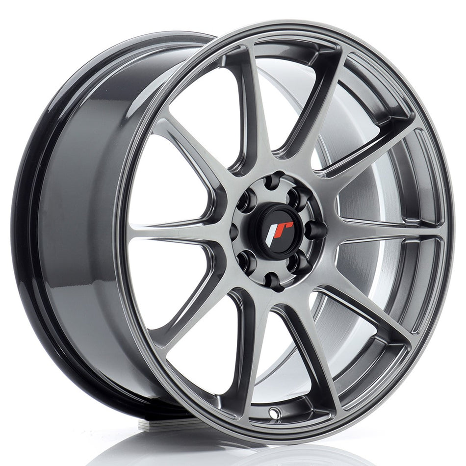 Japan Racing JR Wheels JR11 17x8 ET35 5x112 5x114.3 Hyper Black