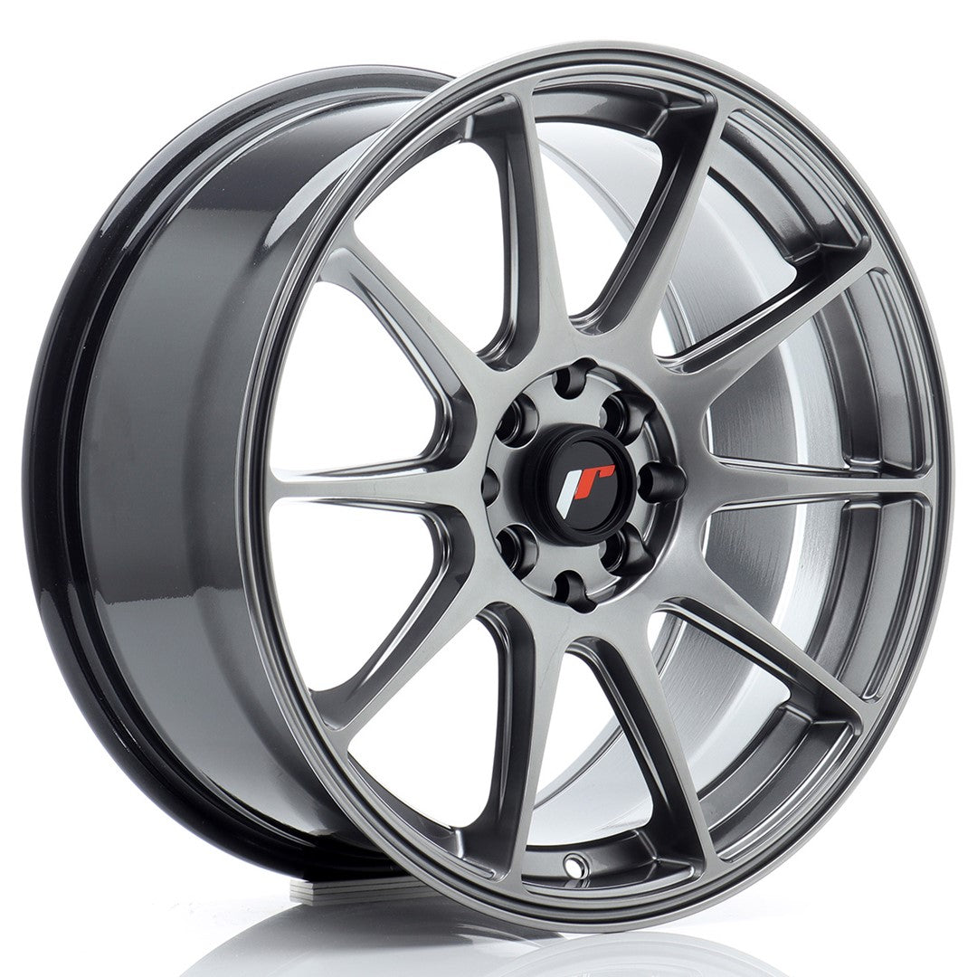 Japan Racing JR Wheels JR11 17x8 ET35 5x100 5x108 Hyper Black