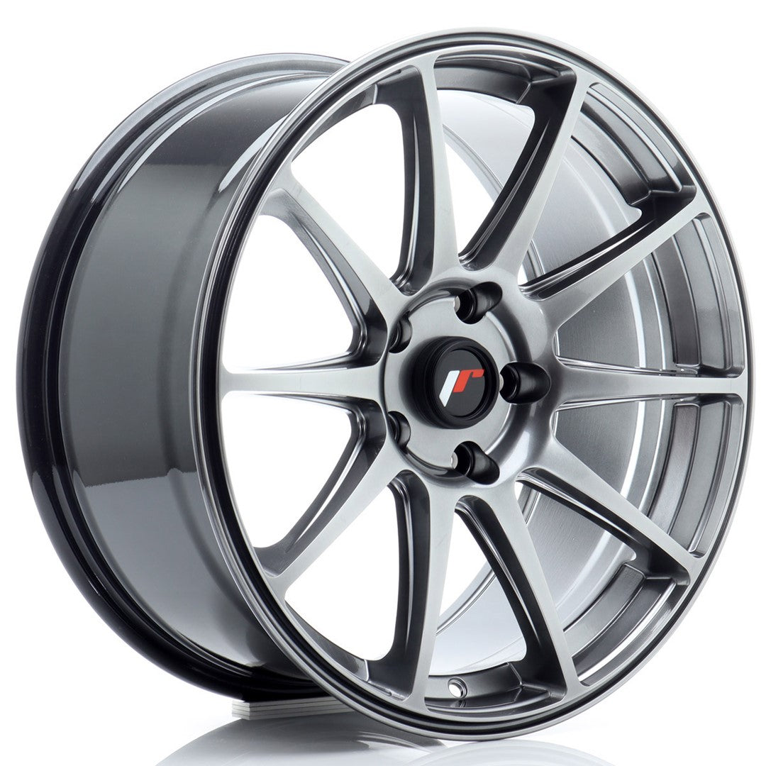 Japan Racing JR Wheels JR11 18x8.5 ET40 5x112 Hyper Black