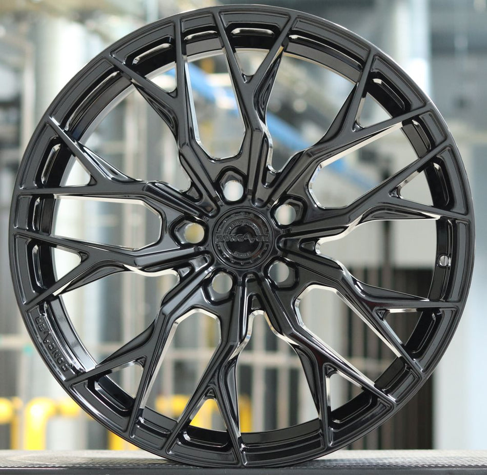 Japan Racing JR Wheels Showroom 19x8.5 ET  Platinum Black