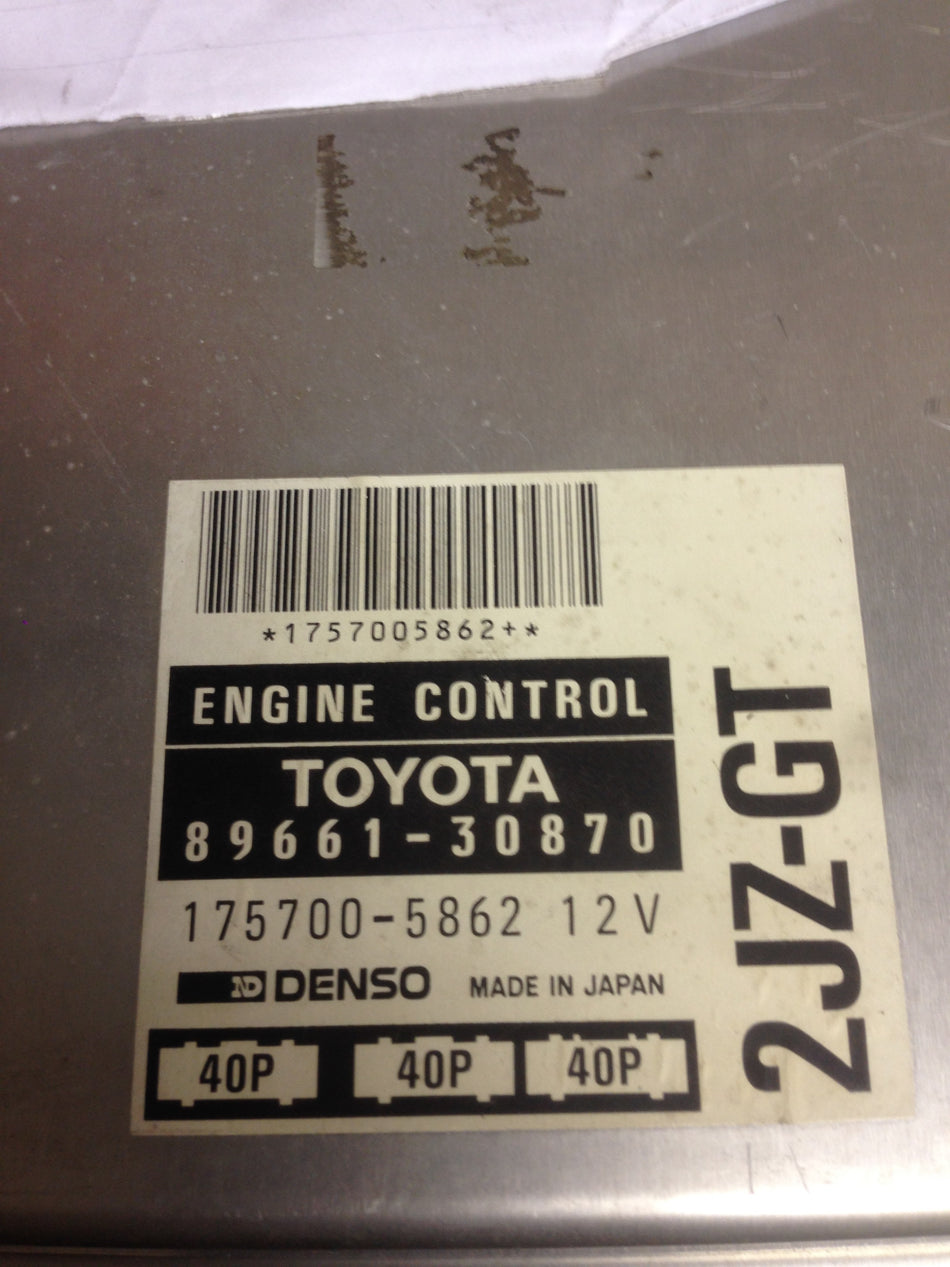 TOYOTA ARISTO JZS147 2JZGTE NON-VVTI GENUINE OEM ECU