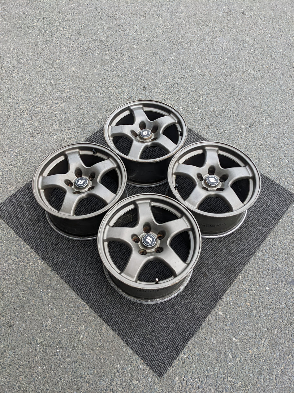 NISSAN SKYLINE R32 GTR BNR32 GENUINE FORGED WHEELS