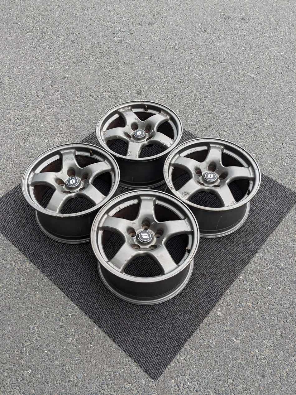 NISSAN SKYLINE R32 GTR BNR32 GENUINE FORGED WHEELS