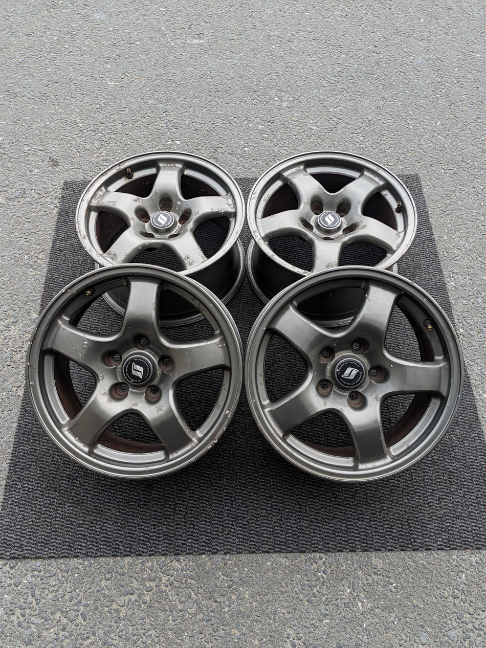 NISSAN SKYLINE R32 GTR BNR32 GENUINE FORGED WHEELS