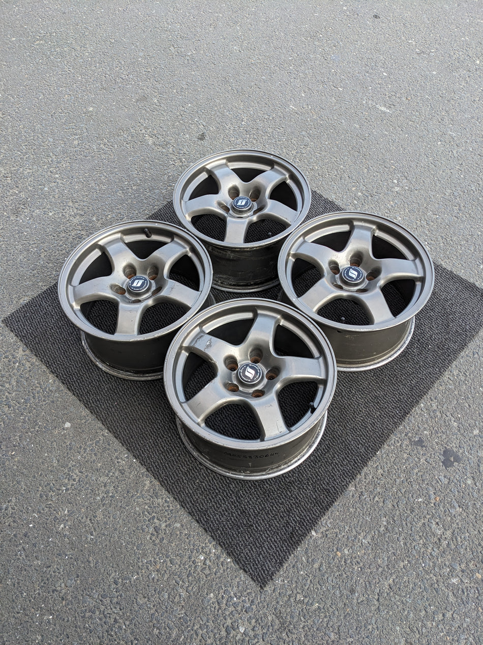 NISSAN SKYLINE R32 GTR BNR32 GENUINE FORGED WHEELS