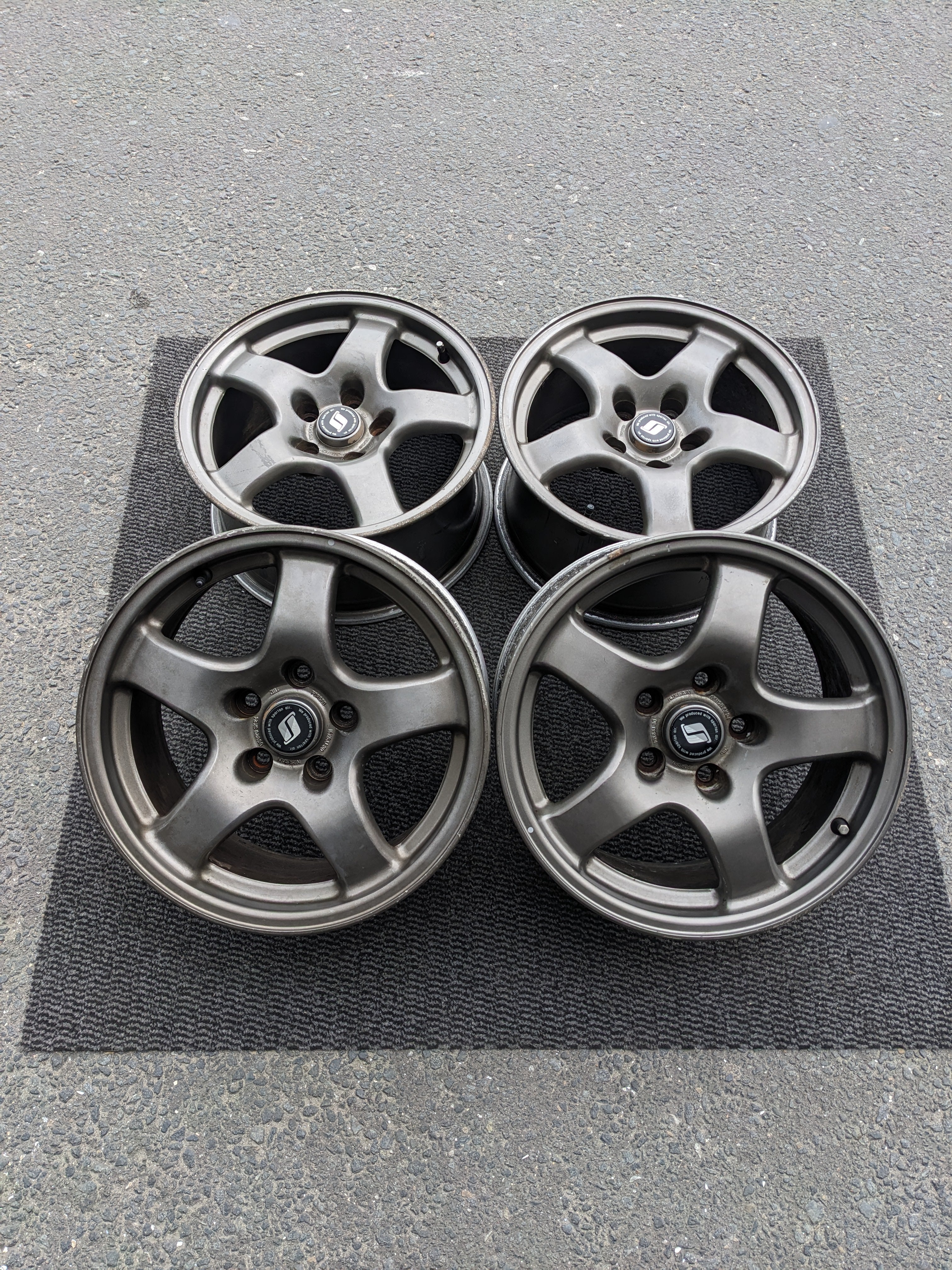 NISSAN SKYLINE R32 GTR BNR32 GENUINE FORGED WHEELS - JDM Distro
