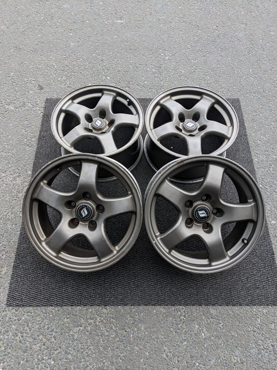 NISSAN SKYLINE R32 GTR BNR32 GENUINE FORGED WHEELS