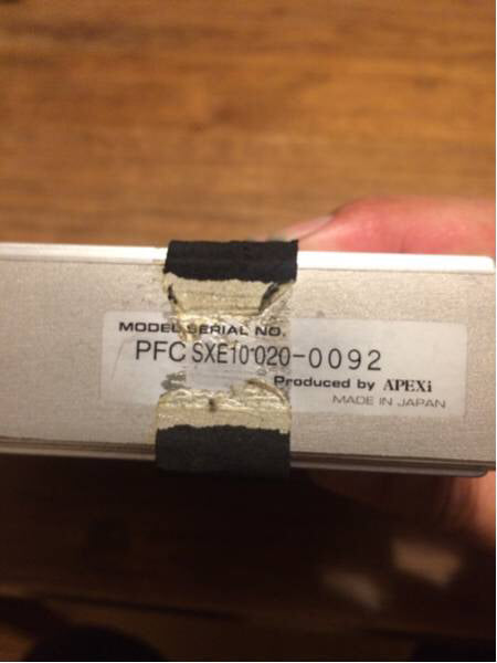 APEXI POWER FC & COMMANDER TOYOTA ALTEZZA SXE10