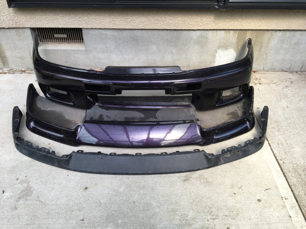 NISSAN SKYLINE R33 GTR OEM FRONT BUMPER & LIP BCNR33