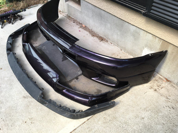 NISSAN SKYLINE R33 GTR OEM FRONT BUMPER & LIP BCNR33