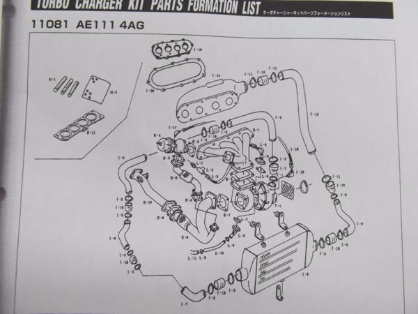 TOYOTA LEVIN AE111 - BLITZ K24 TURBO KIT