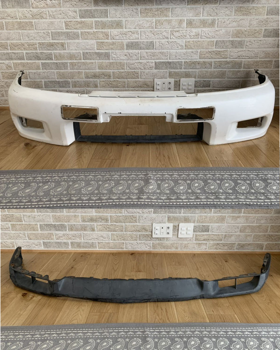 NISSAN SKYLINE R33 GTR GENUINE SPEC-3 FRONT BUMPER &amp; LIP