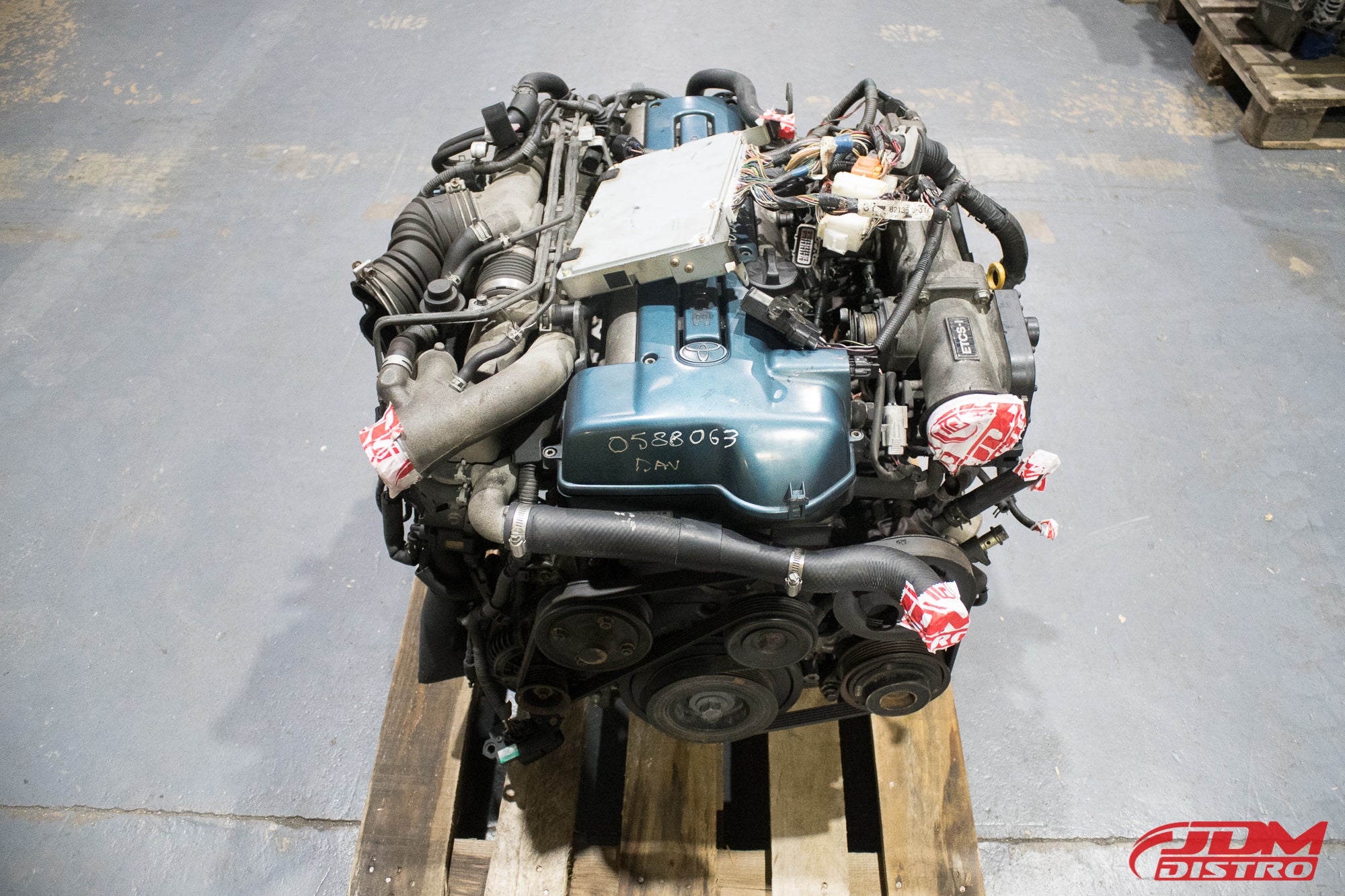 TOYOTA SUPRA JZA80 ARISTO JZS161 2JZGTE VVTI ENGINE - JDM Distro - Buy ...