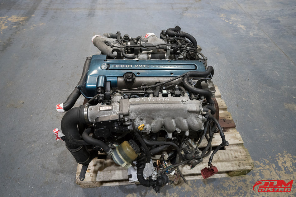 TOYOTA SUPRA JZA80 ARISTO JZS161 2JZGTE VVTI ENGINE