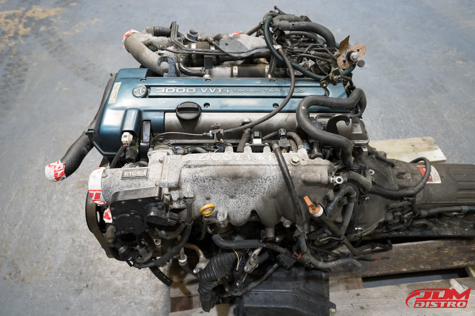 TOYOTA SUPRA JZA80 ARISTO JZS161 2JZGTE VVTI ENGINE