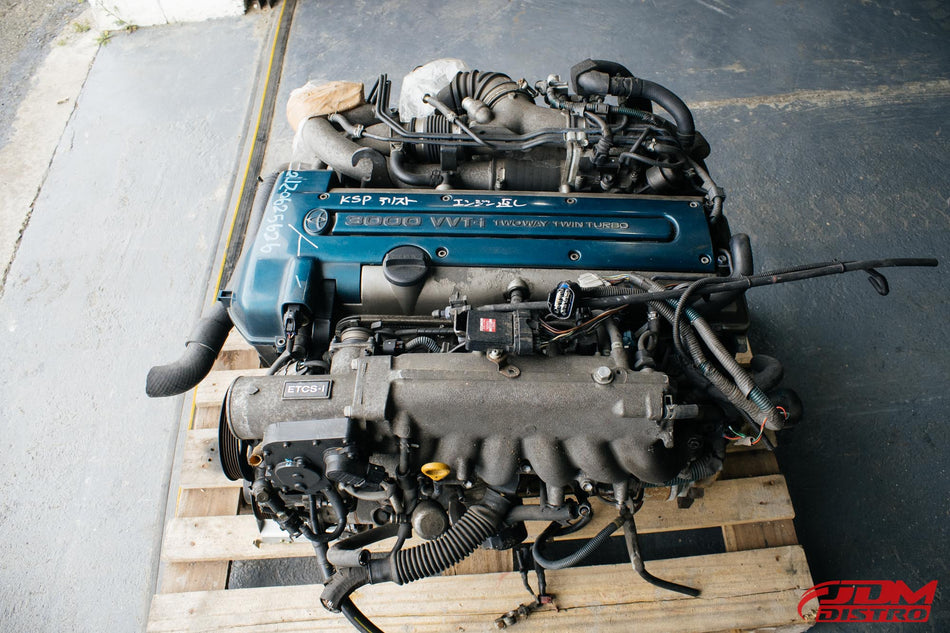 TOYOTA SUPRA JZA80 ARISTO JZS161 2JZGTE VVTI ENGINE