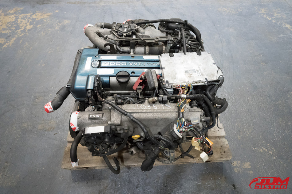 TOYOTA SUPRA JZA80 ARISTO JZS161 2JZGTE VVTI ENGINE