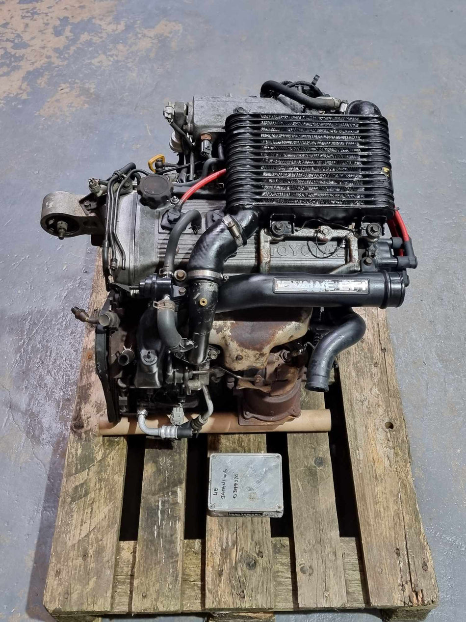 TOYOTA STARLET GLANZA TURBO EP91 EP82 4EFTE ENGINE