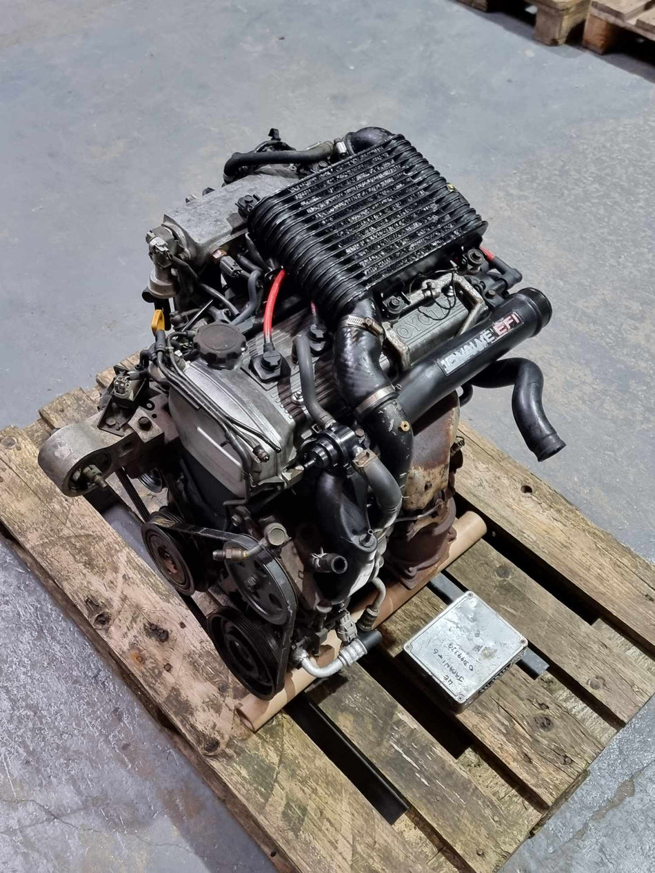TOYOTA STARLET GLANZA TURBO EP91 EP82 4EFTE ENGINE