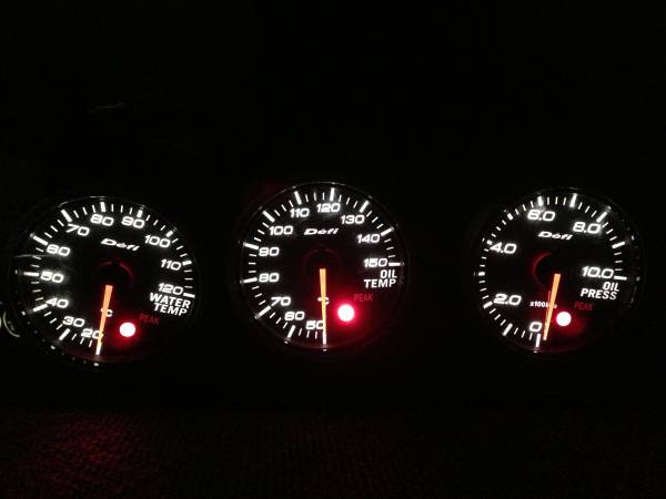 DEFI BF METER GAUGE FULL SET