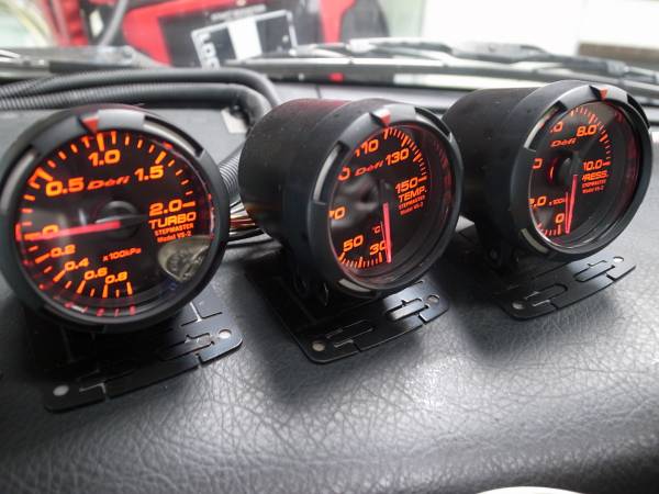 DEFI VS-2 60MM RACER GAUGE, FULL SET x3