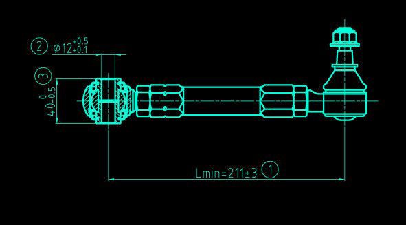 TOYOTA MKII VEROSSA JZX110 7TWENTY TOE CONTROL RODS