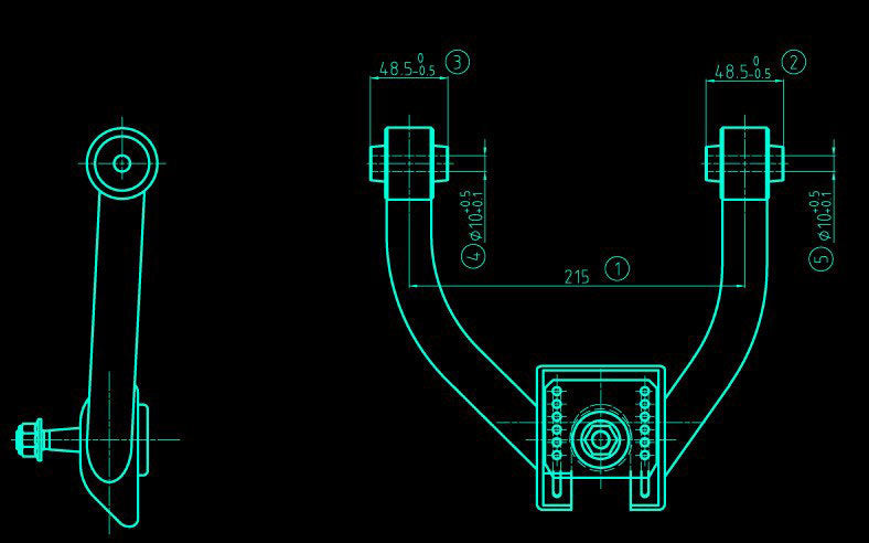 TOYOTA MKII CHASER CRESTA JZX90 / JZX100  7TWENTY FRONT UPPER CAMBER ARMS