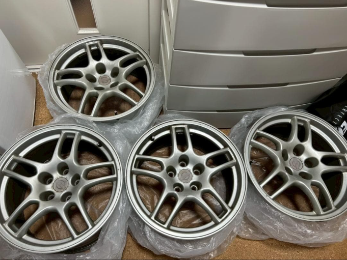 NISSAN SKYLINE GTR R33 BCNR33 GENUINE FORGED WHEELS