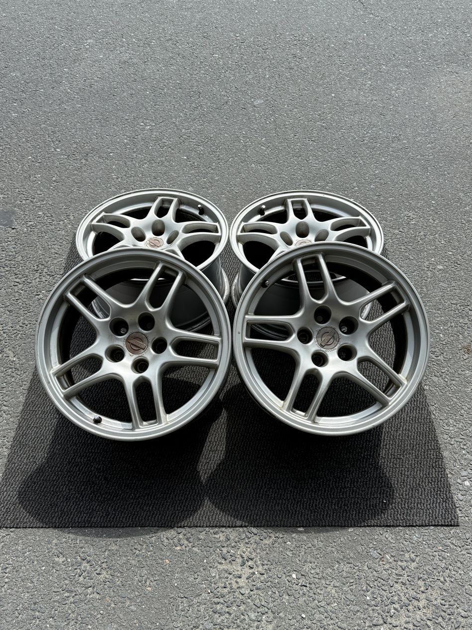 NISSAN SKYLINE GTR R33 BCNR33 GENUINE FORGED WHEELS