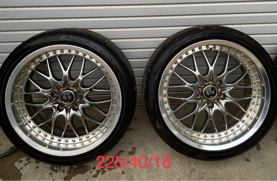 WORK REZAX II CHROME FORGED