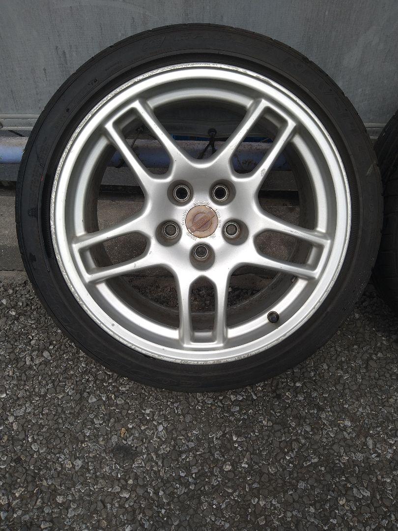 NISSAN R33 SKYLINE GTR BCNR33 GENUINE FORGED WHEELS PAIR