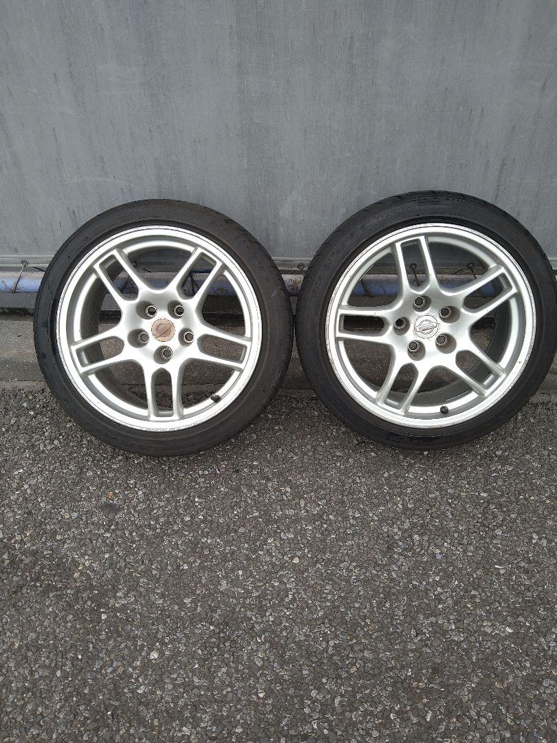 NISSAN R33 SKYLINE GTR BCNR33 GENUINE FORGED WHEELS PAIR