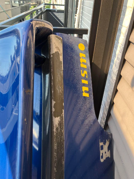 NISSAN SKYLINE R32 GTR BNR32 GENUINE REAR WING SPOILER, CARBON LIP &amp; BOOTLID