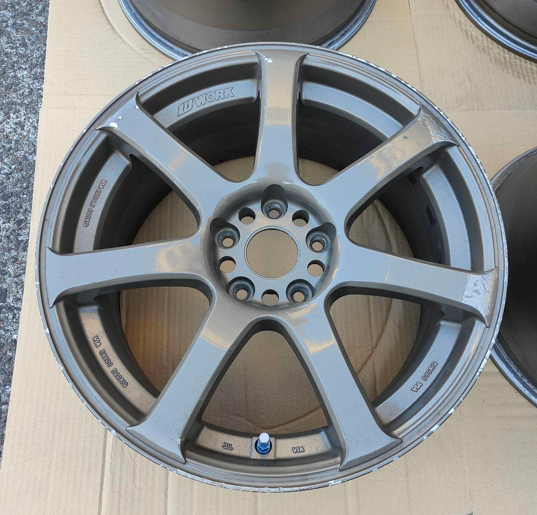 10W0027 WORK EMOTION XT7 & Earth-1 ナット付 ４本セット　