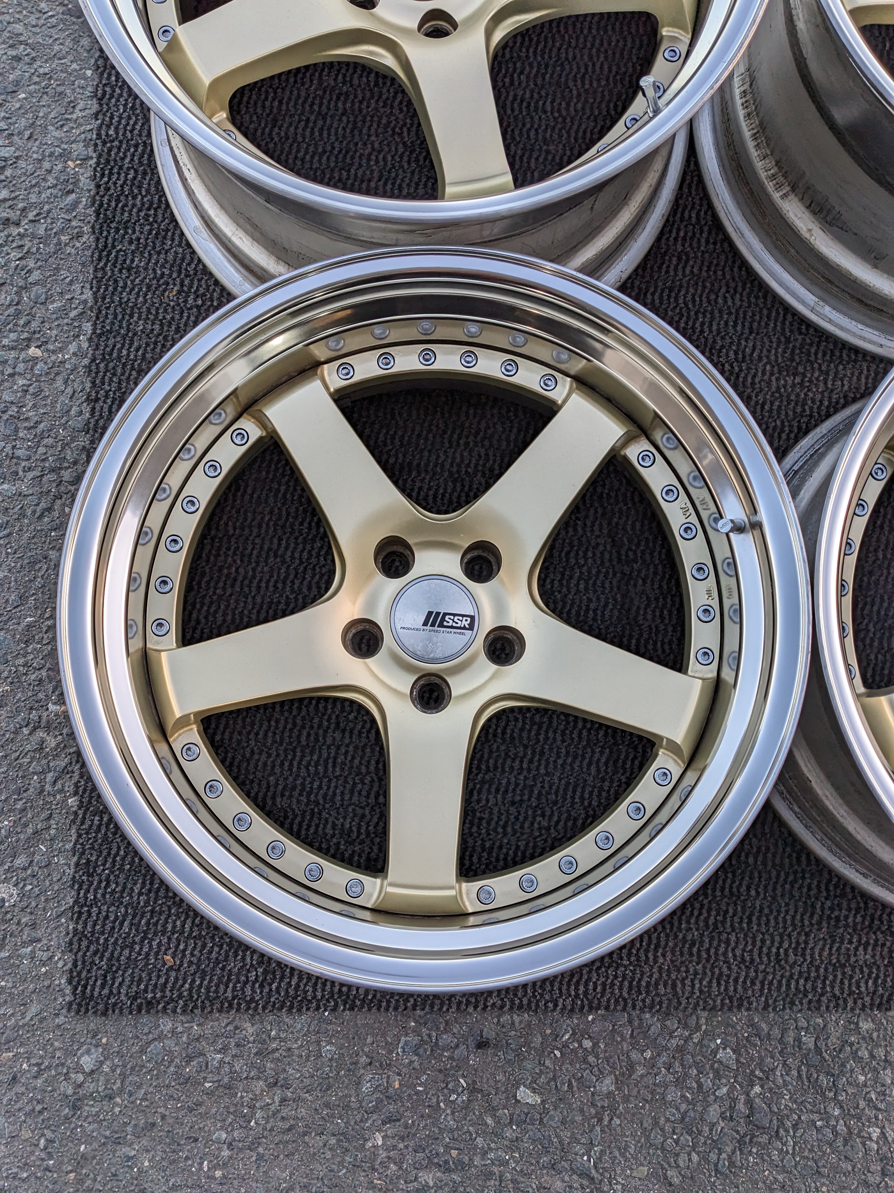 ④スーさんSSR ProfesserSP1 20in9j10jビックキャリ SSR Professor SP4 4X100 19X10 -14 NR Disk Titan Silver - Threepieceus