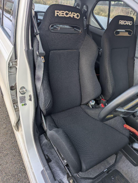 RECARO SR3 BLACK RECLINER RACING SEATS PAIR