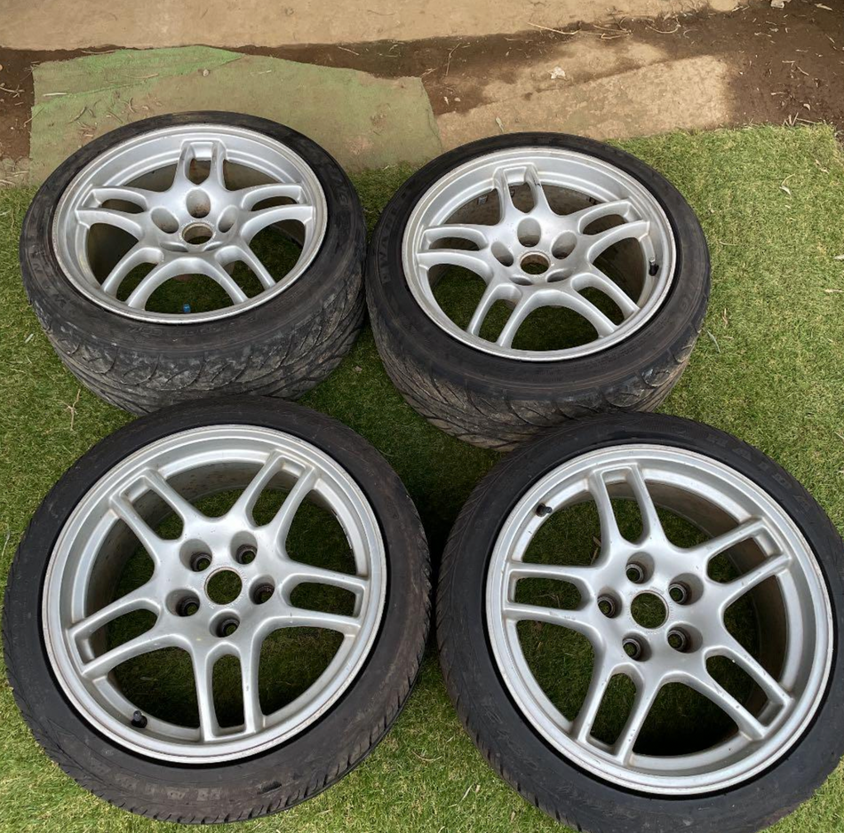NISSAN R33 SKYLINE GTR BCNR33 GENUINE FORGED WHEELS