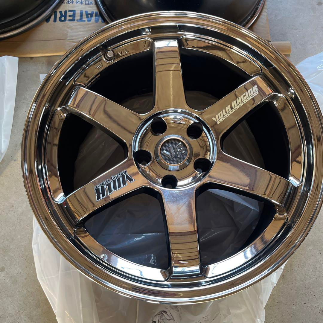 RAYS VOLK RACING TE37 GTR LIMITED EDITION RBC BLACK CHROME - JDM Distro ...