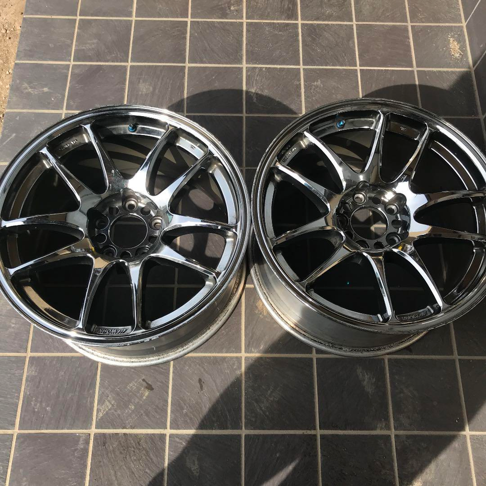 WORK EMOTION CR KAI OG CHROME PAIR