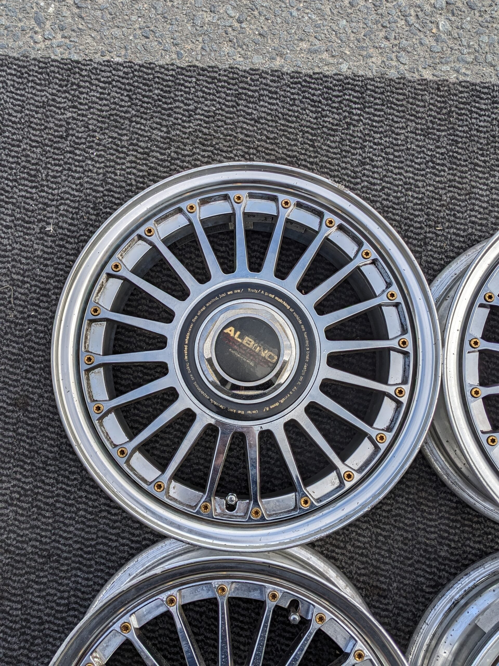 WEDS ALBINO FINS CHROME - JDM Distro - Buy JDM Wheels, Engines and